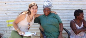 Giulia, an SPPH graduate student doing her practicum in Africa